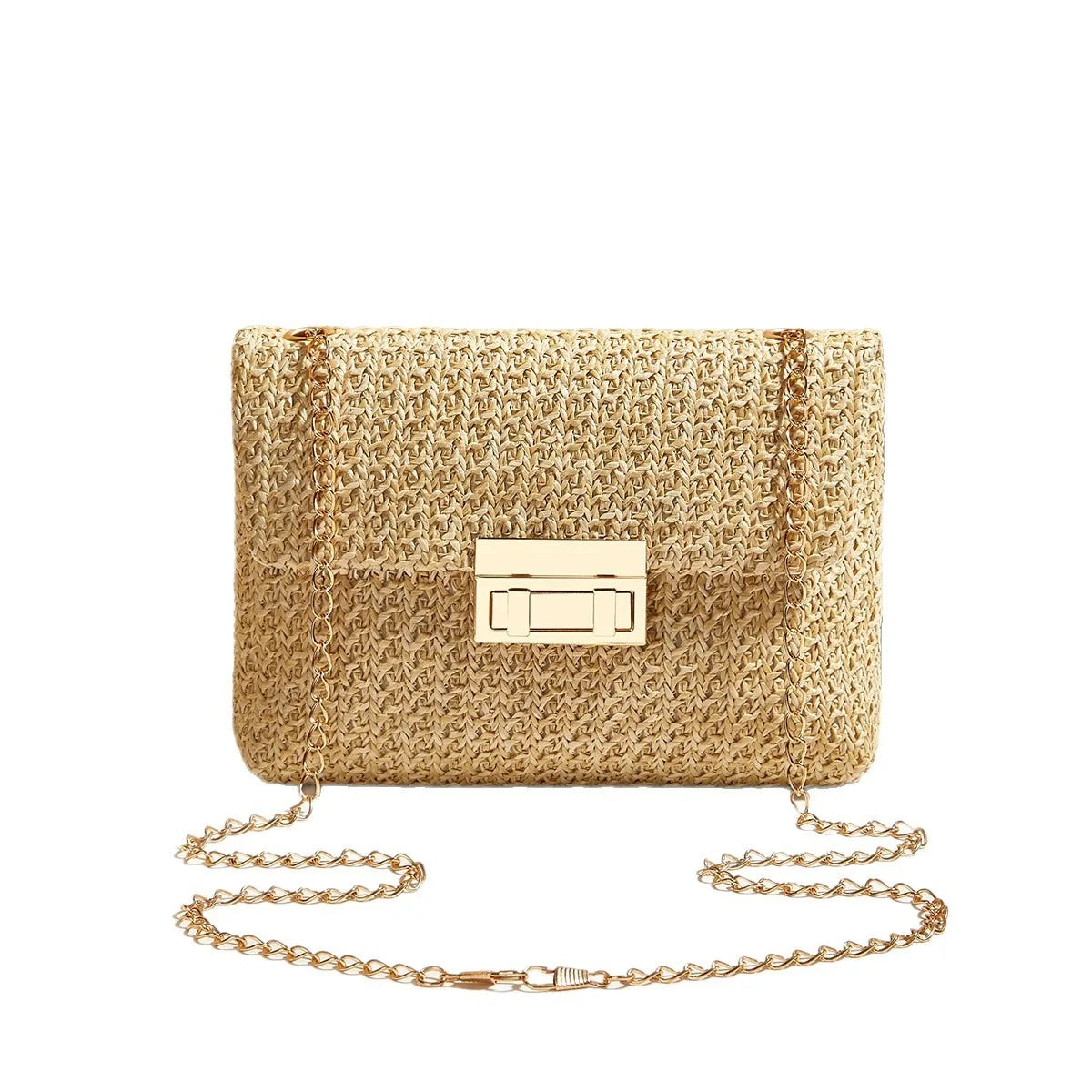 Fashion Women Summer Bohemian Straw Bag Small Woven Beach Crossbody Bag Shoulder Messenger Bag Girls Handbags Straw Bag Gifts
