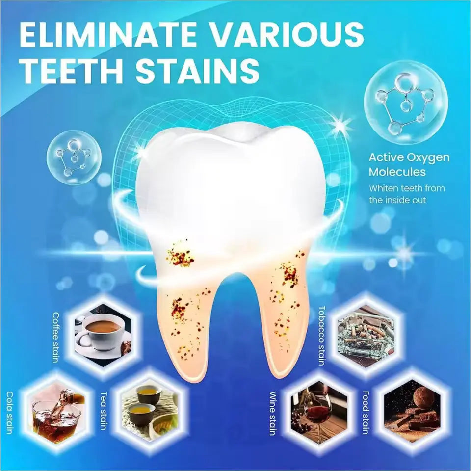 7/14/21/28/70 Pairs 5D Gel Teeth Whitening Strip White Tooth Dental Kit Oral Hygiene Care Strip False Teeth Veneers Whiten Gel