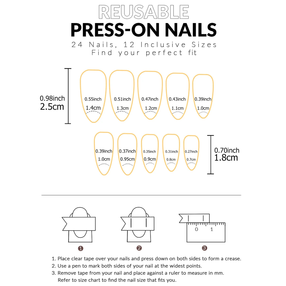 24PCS Almond Medium Pink French Fake Nails Press Ons Glossy Glue 0n Nails Acrylic Nails with 3D Bow Designs Stick on Nails