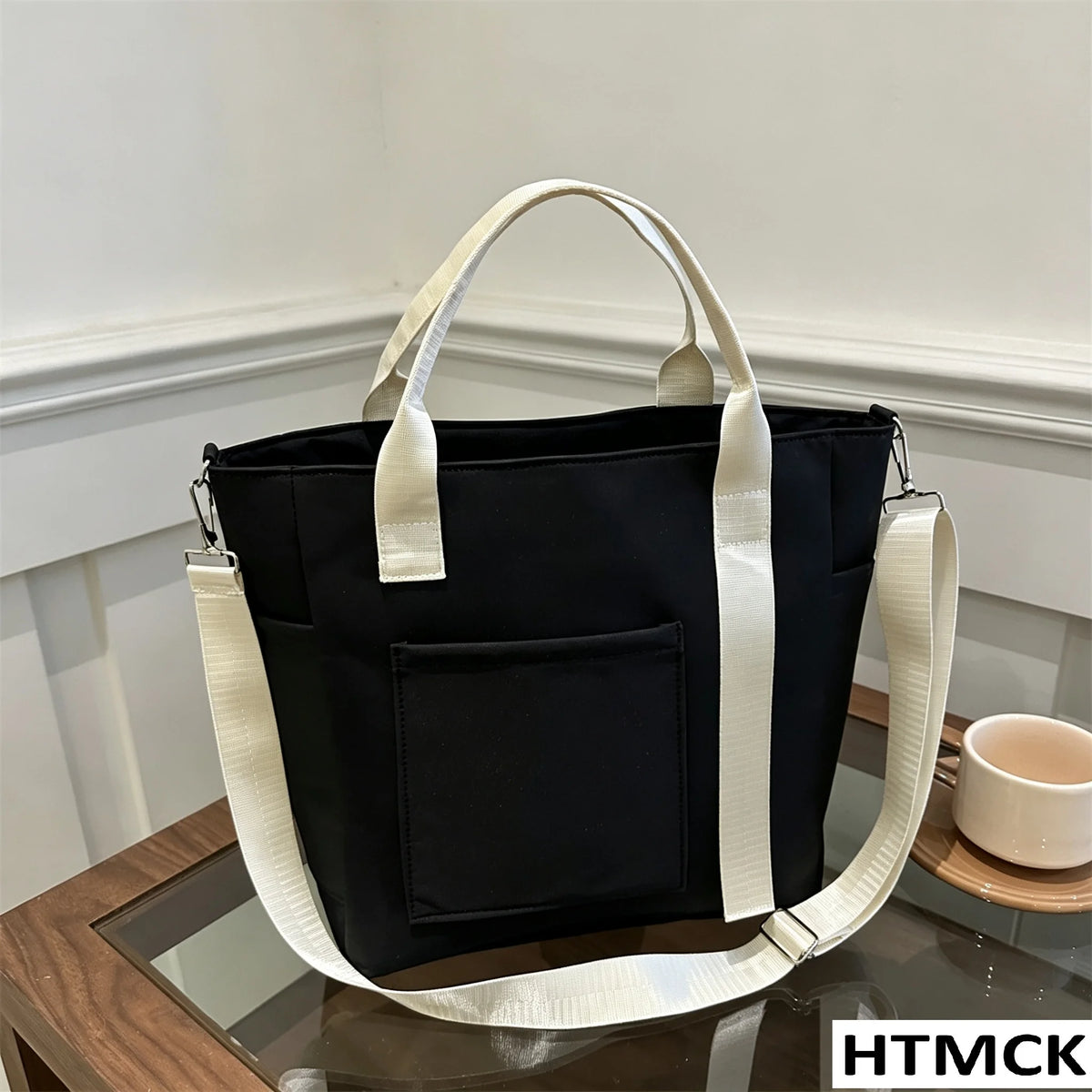 Trending Women Waterproof Nylon Tote Bag LargeCapacity Lightweight Crossbody Shoulder Bag for Student Work Travel Daily Gym Use