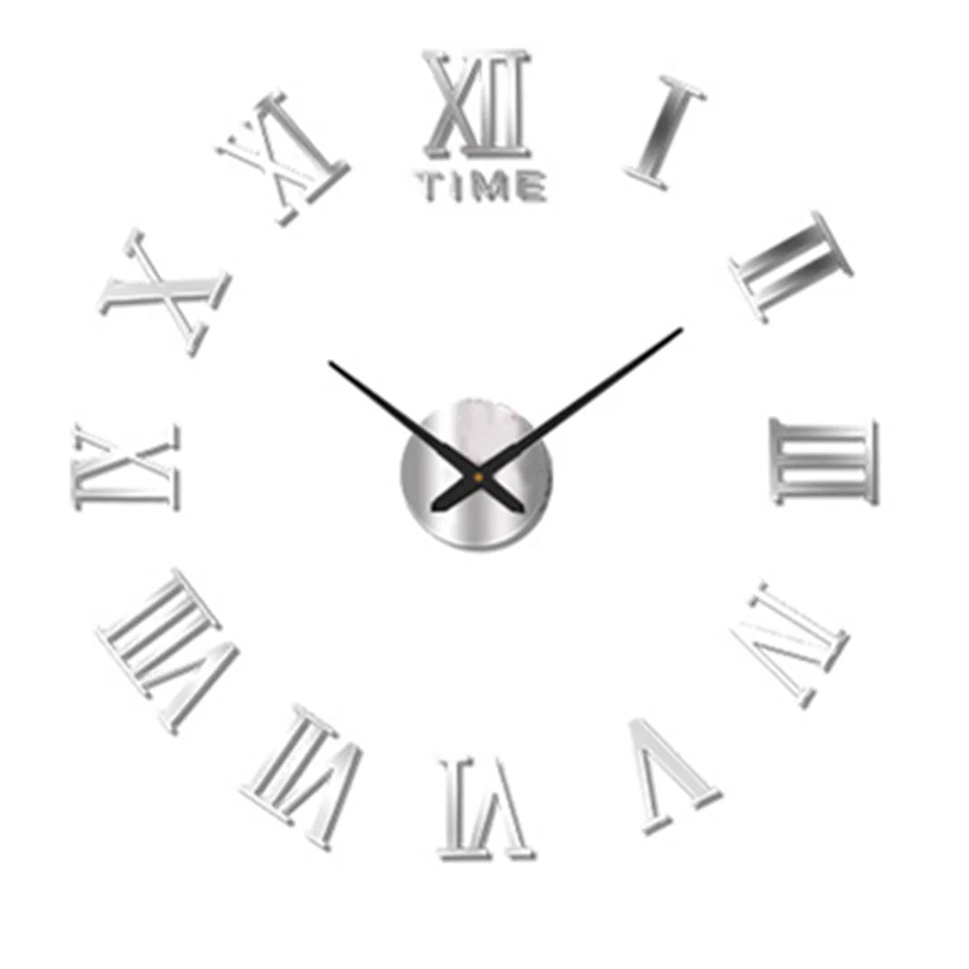 2023 Modern Design Large Wall Clock 3D DIY Quartz Clocks Fashion Watches Acrylic Mirror Stickers Living Room Home Decor Horloge