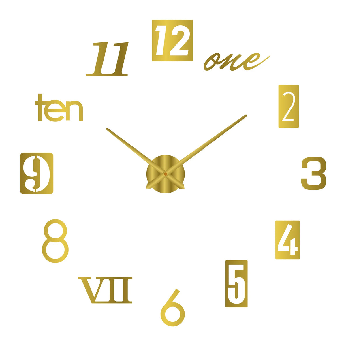 2023 Modern Design Large Wall Clock 3D DIY Quartz Clocks Fashion Watches Acrylic Mirror Stickers Living Room Home Decor Horloge