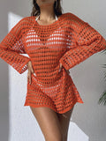 Girls Women ladies Sports long sleeve New style BIKINI-Plus Size Beachwear Tunic for Swimwear Sun Protection Clothes Cover Up