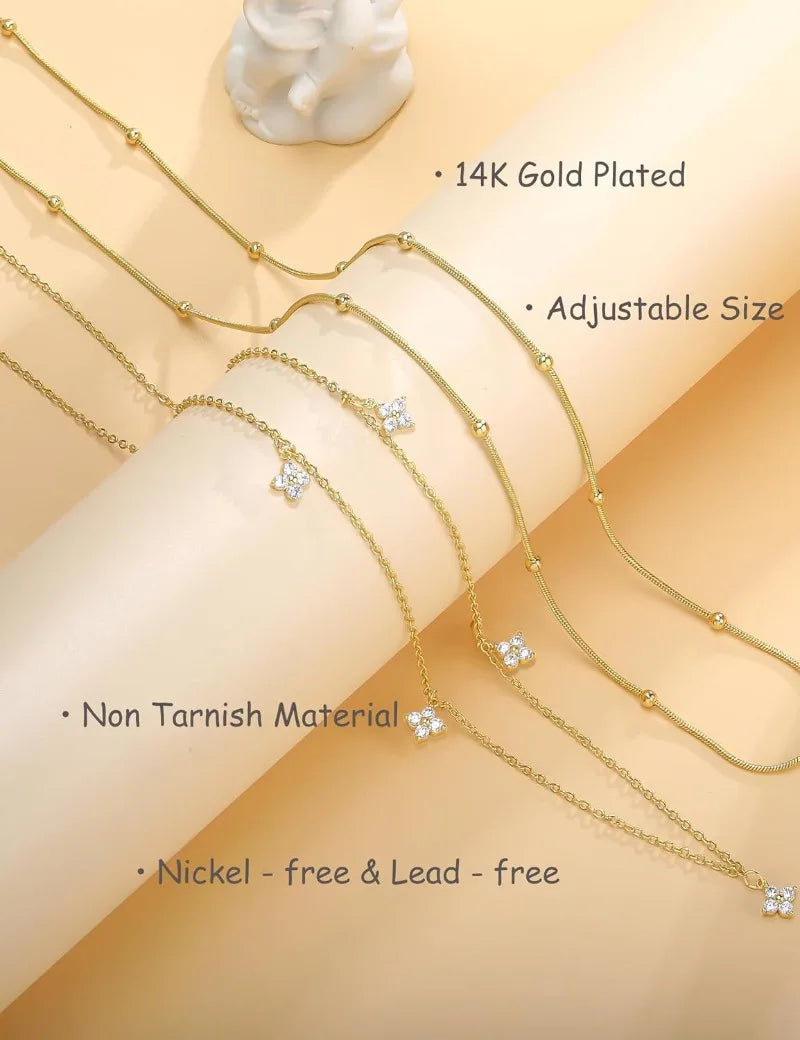 Waist Chain for Women Sexy Waterproof 14K Gold Plated Waist Beads Belly Chain Dainty Layered Body Chain Belt Beach Jewelry Gifts