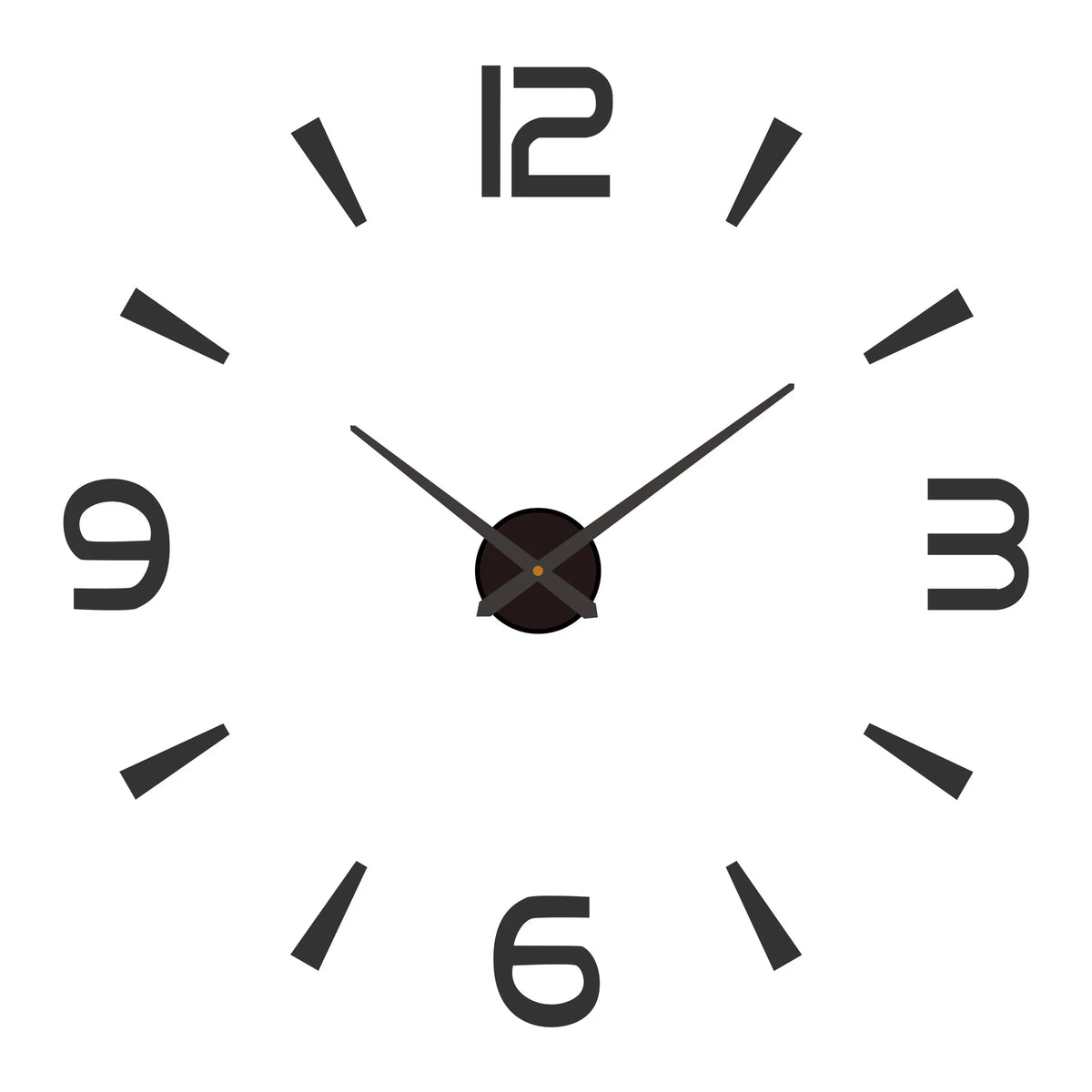 2023 Modern Design Large Wall Clock 3D DIY Quartz Clocks Fashion Watches Acrylic Mirror Stickers Living Room Home Decor Horloge