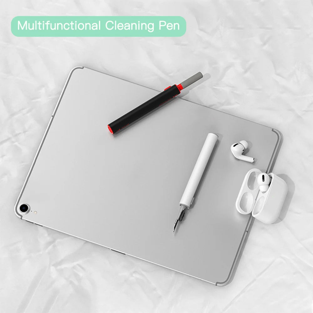 3 In 1 Sliding Cleaning Pen Earphone Cleaning Brush For Airpods 4 Pro 3 2 1 Series Case Headsets Cleaners Earbuds Cleaning Tools